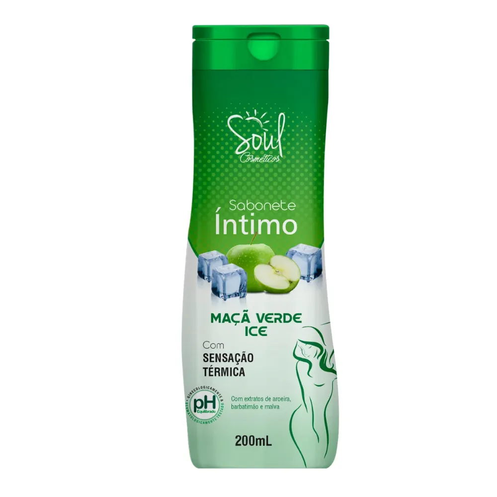 Imagen de JABON LIQ INTIMO SOUL MACA VERDE ICE 200ML