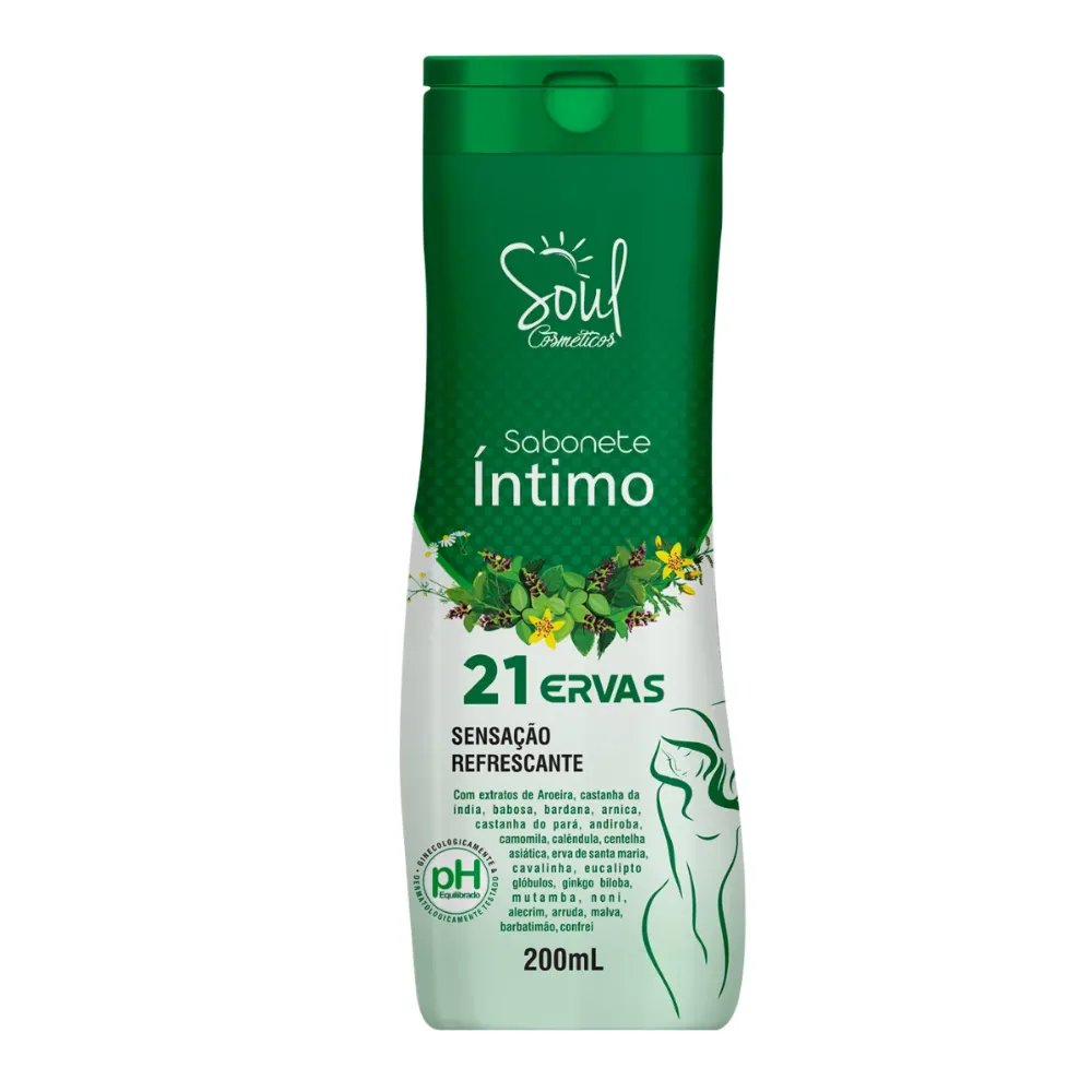 Imagen de JABON LIQ INTIMO SOUL 21ERVAS 200ML