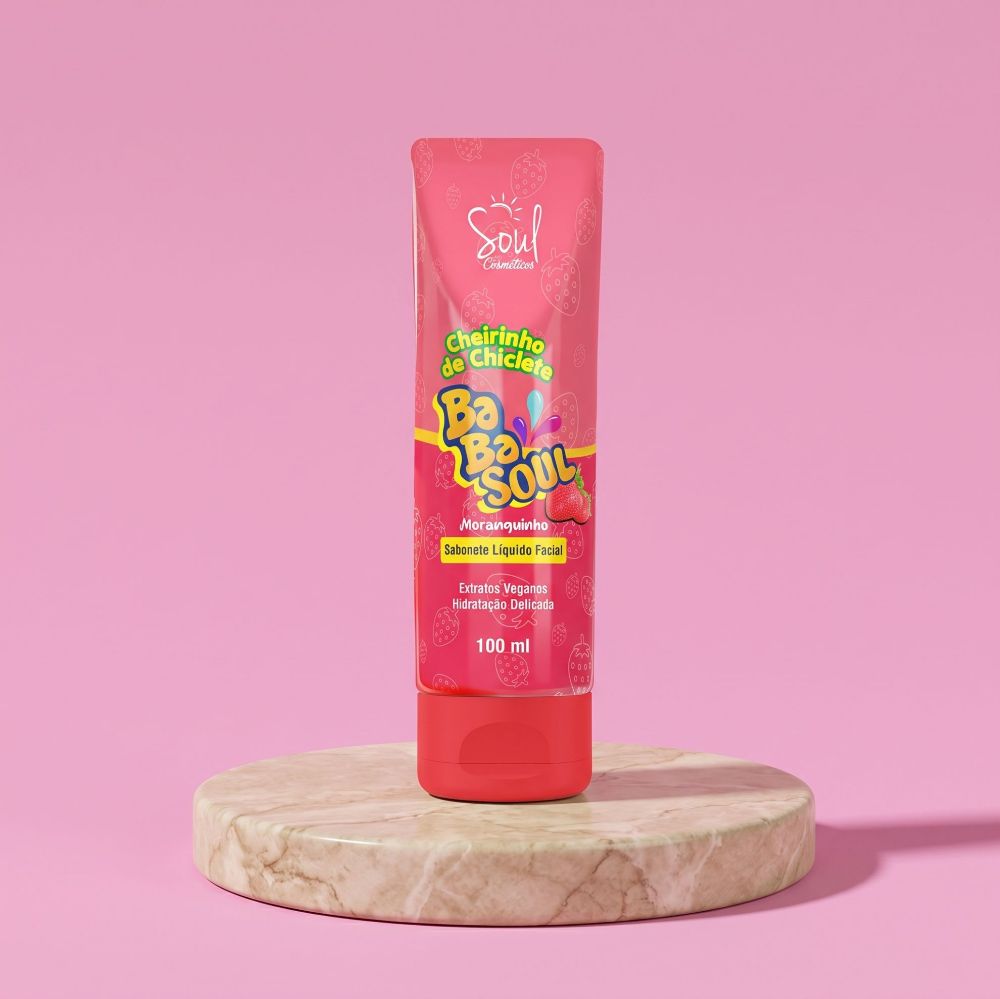 Imagen de JABON LIQ.FACIAL BABASOUL MORANGUINHO 100ML