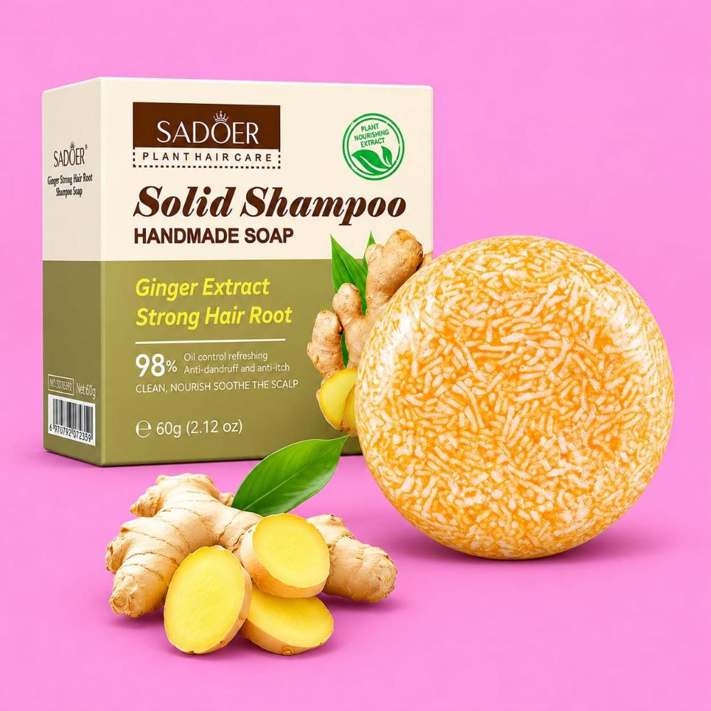 Imagen de SADOER SHAMPOO ARTESANAL JENGIBRE SD72355 60G