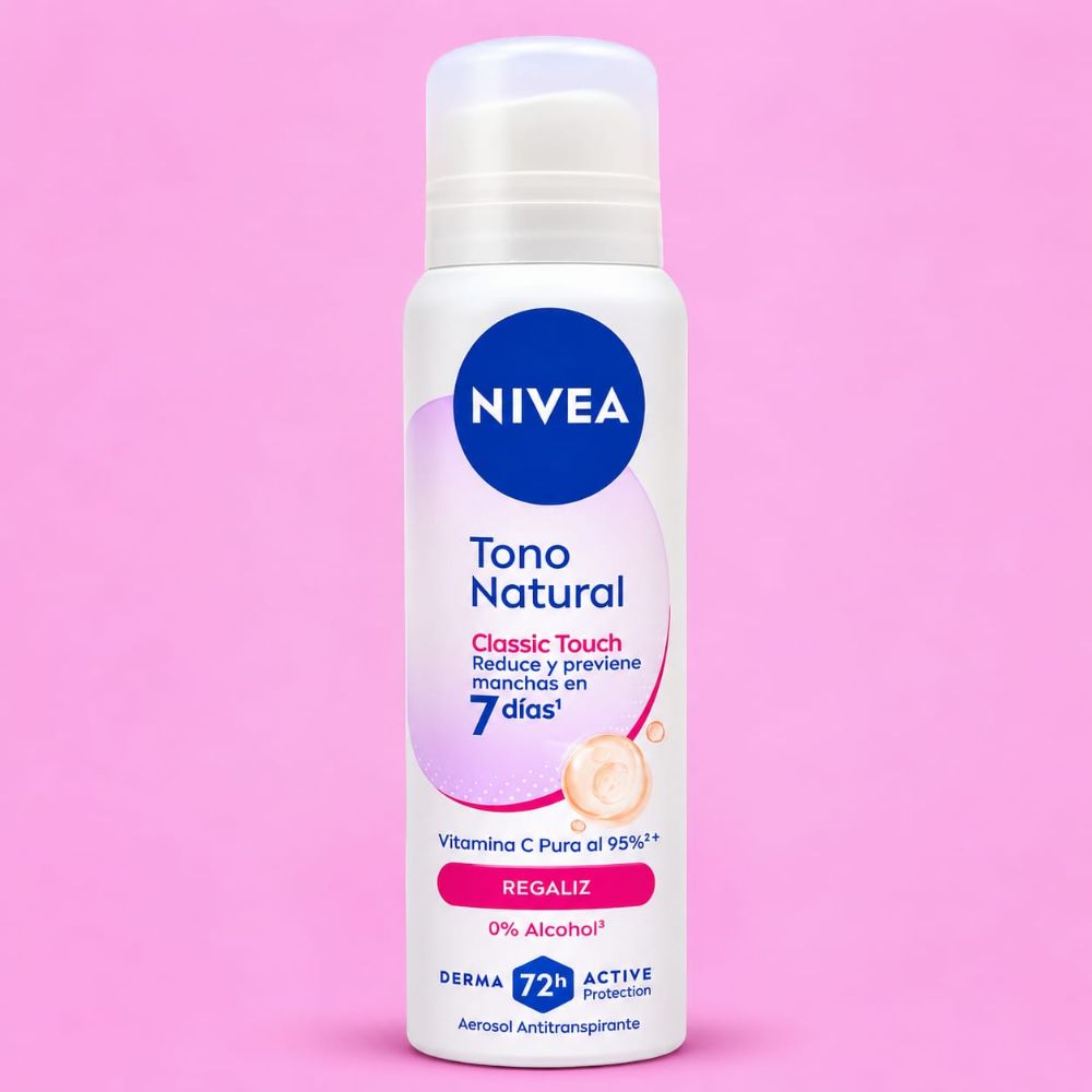 Imagen de NIVEA DESOD AEROSOL TONO NATURAL 150ML