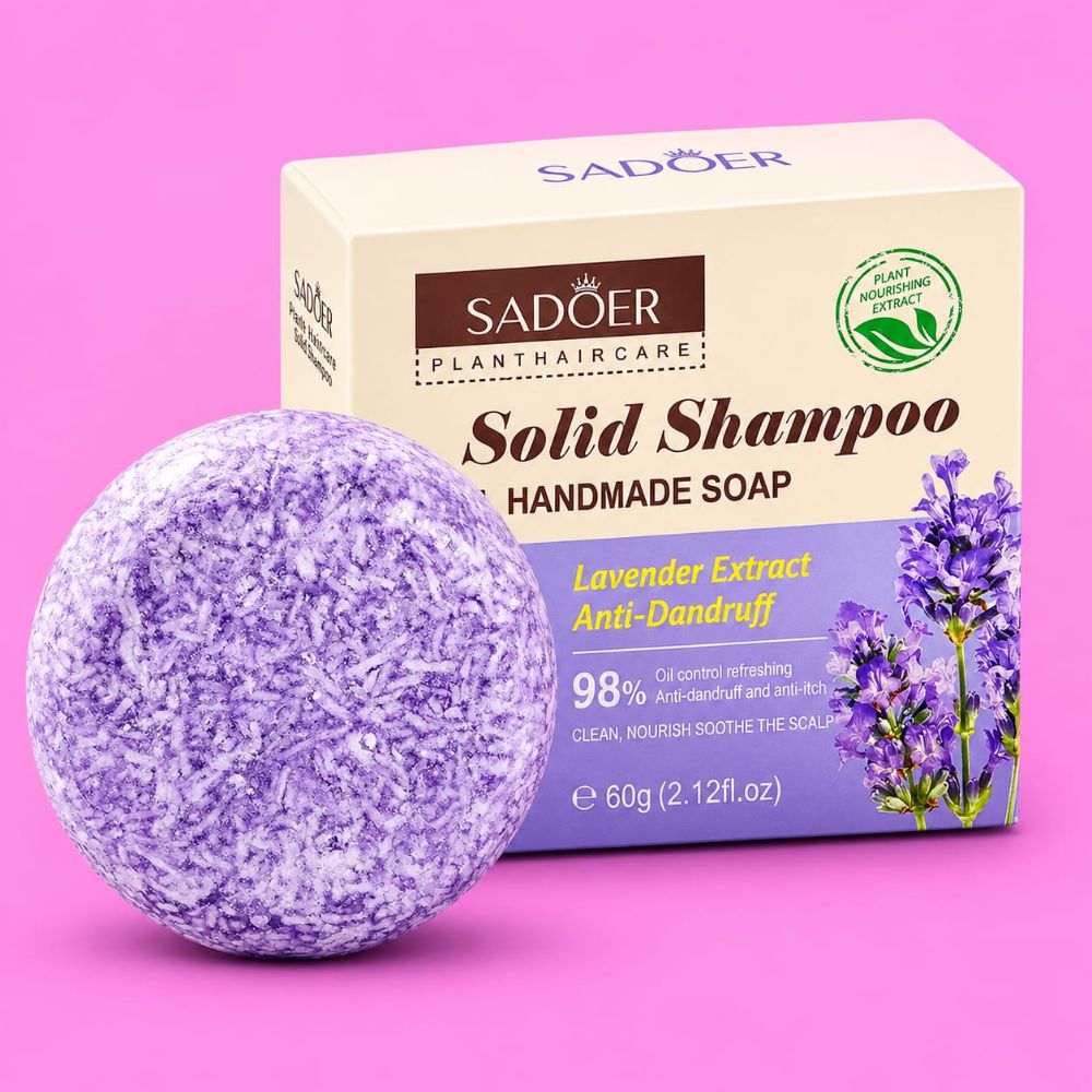 Imagen de SADOER SHAMPOO SOLIDO LAVANDA SD72393 60G